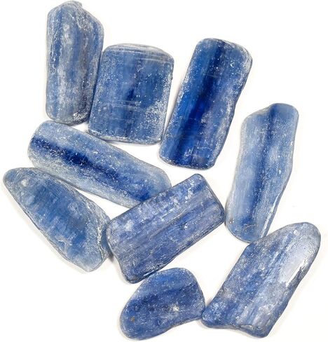 1PC Blue Kyanite Blade Slice Natural Sparkling Roughly Gemstone Crystal Mineral Collectilble Rough Specimen Slab - Brazil in Saudi Arabia