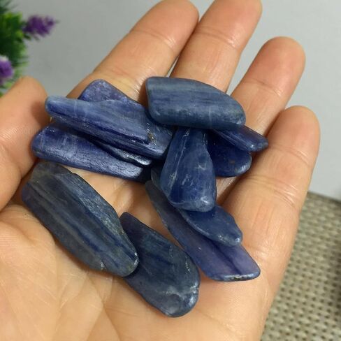 1PC Blue Kyanite Blade Slice Natural Sparkling Roughly Gemstone Crystal Mineral Collectilble Rough Specimen Slab - Brazil in Saudi Arabia