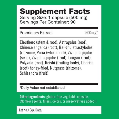 Herbalogic - Quiet Mind Herb Capsules - Non-Sedating, Promotes a Feeling of Zen-Like Calm - Eases Worry - Based on The Traditional Chinese Formula GUI Pi Tang - 90 Cap Count in Saudi Arabia