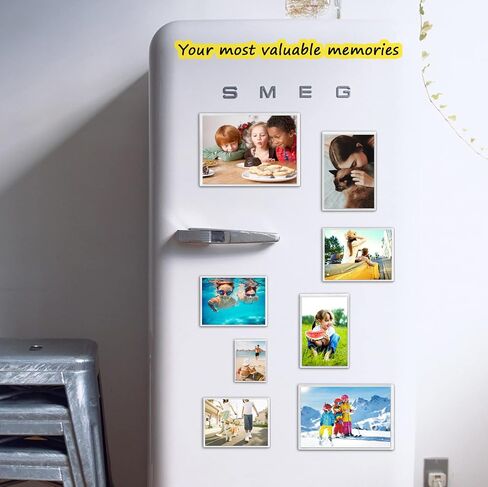 KikoSkool Magnetic Picture Frames For Refrigerator,Magnetic Photo Pocket (2.5x3.5 Inches) in Kuwait