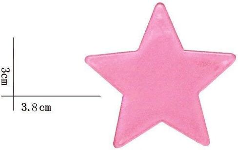 100 قطعة من ملصقات الحائط المضيئة ثلاثية الأبعاد لغرف الأطفال وغرفة المعيشة وديكور المنزل (وردي) in Kuwait