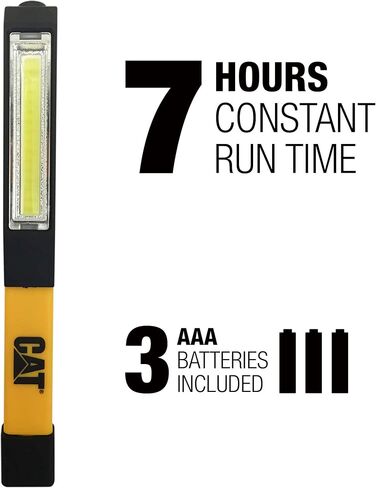 مصباح يدوي إنرجايزر HC-550 LED، ضوء عمل مغناطيسي LED مقاوم للماء، ضوء فلاش مع بطاريات AA متضمنة، عبوة من 1 in Kuwait