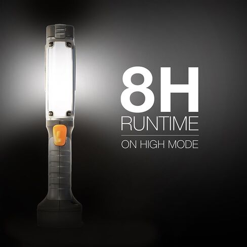 مصباح يدوي إنرجايزر HC-550 LED، ضوء عمل مغناطيسي LED مقاوم للماء، ضوء فلاش مع بطاريات AA متضمنة، عبوة من 1 in Kuwait