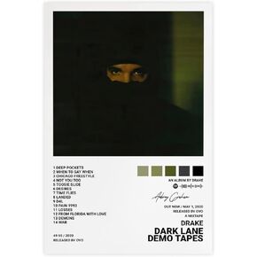 ملصق Metegate Drake لجميع الكلاب غطاء ألبوم قماش ملصق ديكور غرفة النوم الرياضة المناظر الطبيعية مكتب غرفة الديكور هدية Unframe-style12x18 بوصة (30x45 سم) in Kuwait