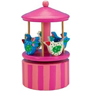 MusicBox Kingdom 43807 Chicken Carousel Music Box Playing "Old McDonald Has a Farm" in Kuwait