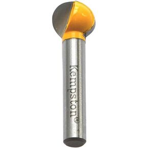 Kempston 208031 Plunge Cutting Ball Bit, 1/4-Inch Shank, 5/8-Inch Cutting Diameter, 5/8-Inch Cutting Length