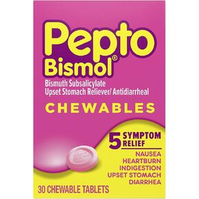 دواء لتخفيف الإسهال، 30 قرص قابل للمضغ (عبوة من 4 قطع) in Kuwait