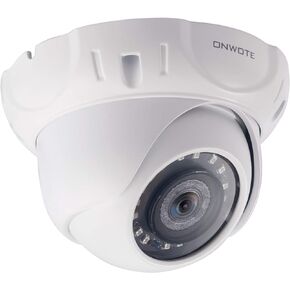 قبة كاميرا أمان ONWOTE UltraHD 4K 8MP PoE، كشف المركبات البشرية AI، 3840x2160 8 ميجابكسل، مجال رؤية 128 درجة، داخلي خارجي، صوت فيديو، 100 قدم IR، إضافة على الكاميرا إلى نظام PoE NVR in Kuwait