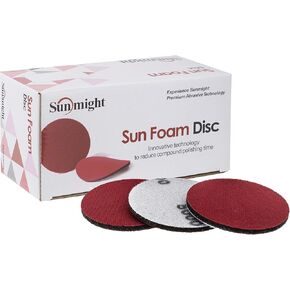 Sunmight Sunfoam 3" 3000G Grip No Hole Disc, 96125, 20 Discs, 1 Pack in Kuwait