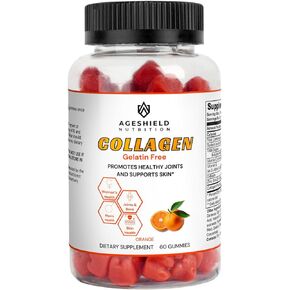 AgeShield Collagen Peptide Gummies, Promotes Hair, Nail, Skin, Bone and Joint Health with Vitamin C and Zinc in Saudi Arabia