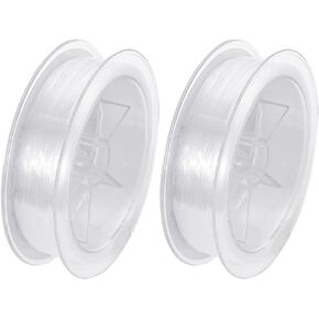 2 لفات 200 متر خط صيد السمك، سلك صيد من النايلون الشفاف 0.25 مم، خيط شفاف قوي، سلك صيد أحادي الخيط، خيط صيد من النايلون القوي لصيد الأسماك، صناعة المجوهرات المعلقة in Kuwait