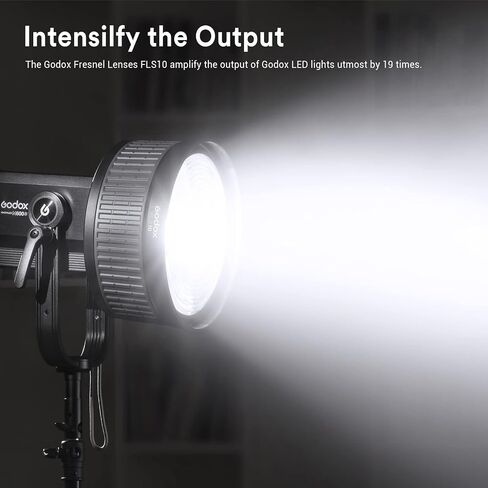 Godox FLS10 Fresnel Lens for Godox LED Video Lights SL60 SL100 SL200 SL300 M200D M300D M600D in Saudi Arabia