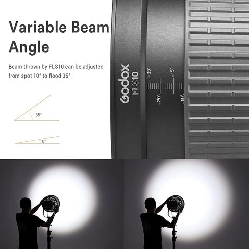 Godox FLS10 Fresnel Lens for Godox LED Video Lights SL60 SL100 SL200 SL300 M200D M300D M600D in Saudi Arabia