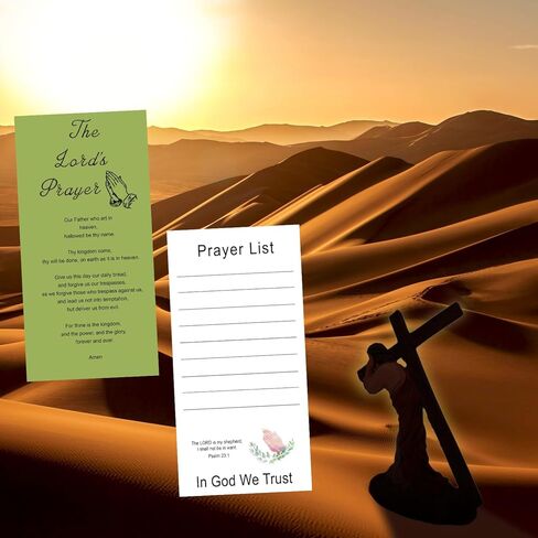 Faithful Grace Sculpted Hand-Painted Figure, Handmade Jesus Figurine Cross Figurine Statue for Baptism Pray Communion Christian, Decoration Gift for Home Decor Church Office Desk Shelf Window in Kuwait