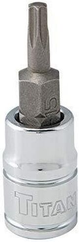 Titan 66925 1/4-Inch Drive x T25 Torx Bit Socket (Pack of 2) in Saudi Arabia