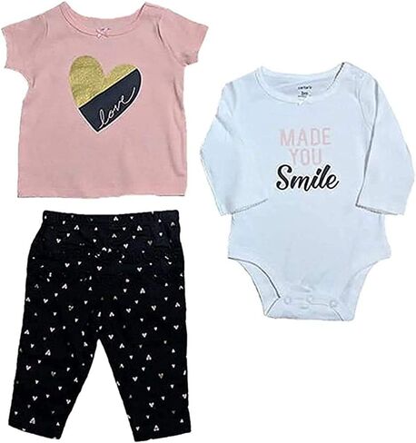 Carter's Baby Girls Take Me Away 3-Piece Little Character Set in Kuwait