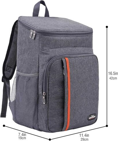 Cooler Backpack 25/30 Cans，Lunch Backpack，Leakproof Soft Cooler Bag to Beach Camping Hiking Picnic Work Lunch Travel for Men Women in Kuwait