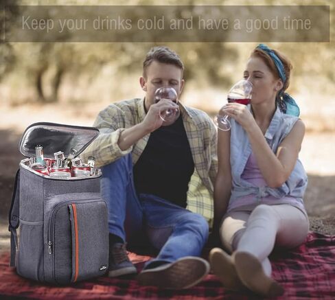 Cooler Backpack 25/30 Cans，Lunch Backpack，Leakproof Soft Cooler Bag to Beach Camping Hiking Picnic Work Lunch Travel for Men Women in Kuwait