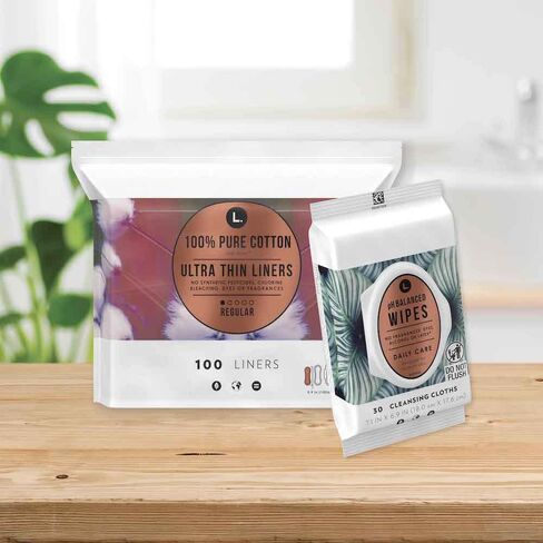 L. Fragrance Free Wipes, For. Sensitive Skin, Ph Balanced, Hypoallergenic, 30 Count in Kuwait