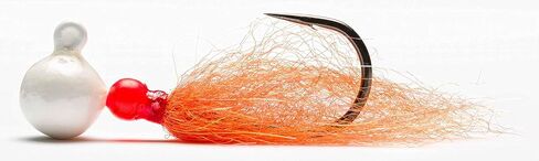 Mustad Sink It Series Jig Pearl-Anadro Flo Orange 1/16oz in Saudi Arabia