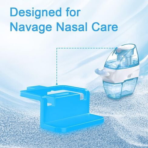 Silicone Refills Accessories Compatible with Navage Salt Water Pods Nasal Care Treatment, Replacement Accessory,Save Salt Clips, Simple Operation (16 Pack Blue) in Saudi Arabia