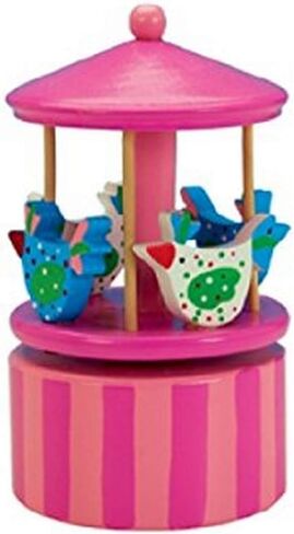 MusicBox Kingdom 43807 Chicken Carousel Music Box Playing "Old McDonald Has a Farm" in Kuwait