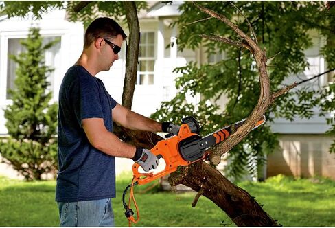 BLACK+DECKER BECS600 Chain Saw, Black/Orange in Saudi Arabia