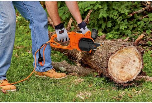 BLACK+DECKER BECS600 Chain Saw, Black/Orange in Saudi Arabia