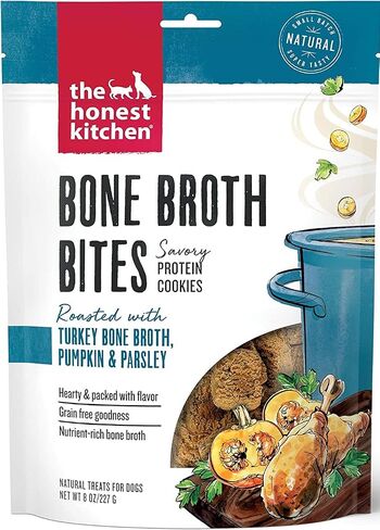 Aurora Pet Variety Pack (3) The Honest Kitchen Bone Broth Bites Dog Treats (1) Beef (1) Chicken (1) Turkey with AuroraPet Wipes in Saudi Arabia