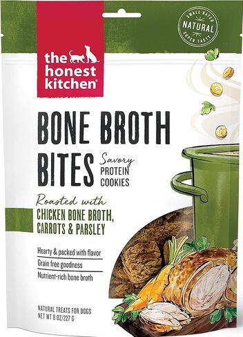 Aurora Pet Variety Pack (3) The Honest Kitchen Bone Broth Bites Dog Treats (1) Beef (1) Chicken (1) Turkey with AuroraPet Wipes in Saudi Arabia