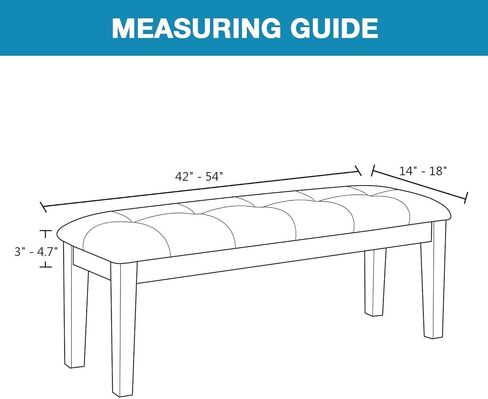 MikiUp Velvet Dining Room Bench Covers - Soft Stretch Spandex Washable Bench Slipcover, Removable Upholstered Bench Seat Protector for Living Room and Bedroom, Coffee in Kuwait