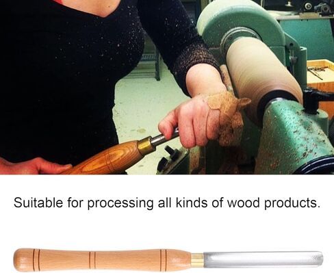 Wood Lathe Chisel, Beach Handle HHS Middle Inner Arc Blade Turning Tool, Wood Lathe Turning Tool for Carpenter Wood Hobbyist DIY Wood Working Carving Cutting Chisel in Saudi Arabia