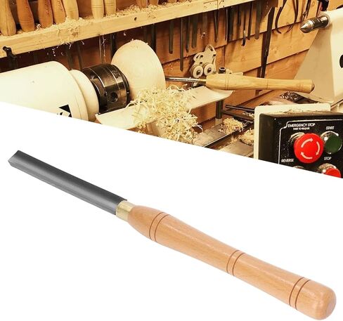 Wood Lathe Chisel, Beach Handle HHS Middle Inner Arc Blade Turning Tool, Wood Lathe Turning Tool for Carpenter Wood Hobbyist DIY Wood Working Carving Cutting Chisel in Saudi Arabia