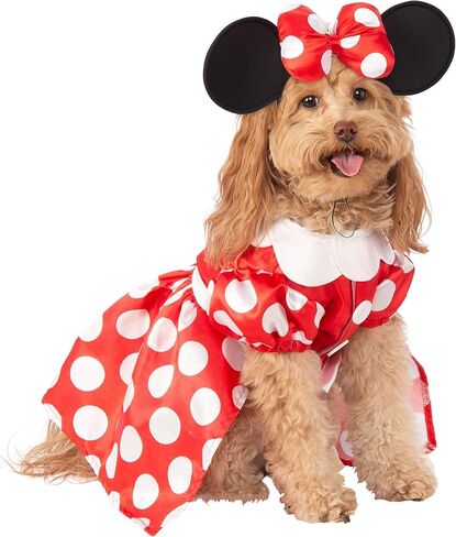 Rubie's Disney: Mickey & Friends Pet Costume, Minnie Mouse, Medium (200164_M) in Saudi Arabia