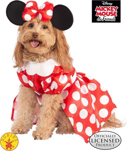 Rubie's Disney: Mickey & Friends Pet Costume, Minnie Mouse, Medium (200164_M) in Saudi Arabia