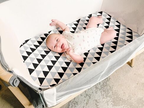 Bassinet Bed Sheets – Bassinet Fitted Sheets 4 Pack – 100% Jersey Knit Cotton Cradle Sheets – Bassinet Bedding for Standard Size Oval or Rectangular Bassinet Pads – Bassinet Sheet for Boy & Girl in Saudi Arabia
