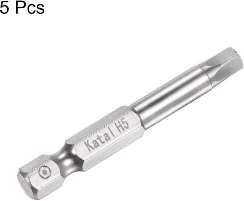 HARFINGTON 5pcs H3 Pentagon Screwdriver Bit 1/4" Hex Shank 2" Length Magnetic Security Screw Driver Power Tool in Saudi Arabia