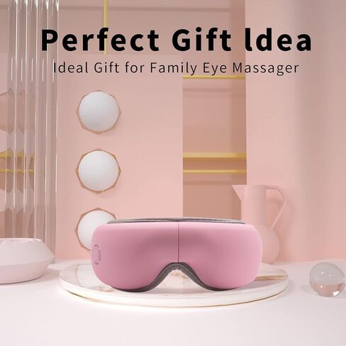 مدلك العين مع الموسيقى، قناع تدليك العين والمعبد قابل للتسخين والقابل لإعادة الشحن للاسترخاء من إجهاد العين in Kuwait