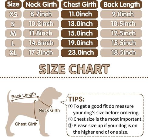 EMUST Dog Sweater, Elastic Large Dog Sweater with Sleeves, Soft Dog Turtleneck Sweater for French Bulldog, Dachshunds, Pitbull, Khaki XL in Kuwait