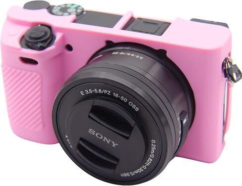 Easy Hood Protective Case for Sony Alpha A6100 A6300 A6400 Camera (Black) | Soft Silicone,Anti-Scratch,Dustproof,Shockproof,Slim Fit,Enhanced Grip,Camera Skin Protector Accessories Protective Cover in Kuwait