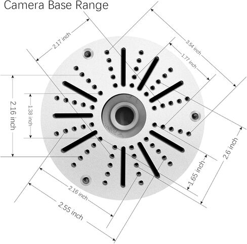 (يدعم القبة والكاميرا الرصاصية) صندوق توصيل كاميرا الأمان، حامل كاميرا IP عالمي، حامل كاميرا أمان خارجي، حامل كاميرا أمان معدني مقاوم للماء من الألومنيوم، حامل كاميرا وميض (4 عبوات) in Kuwait