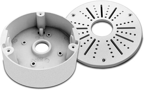 (يدعم القبة والكاميرا الرصاصية) صندوق توصيل كاميرا الأمان، حامل كاميرا IP عالمي، حامل كاميرا أمان خارجي، حامل كاميرا أمان معدني مقاوم للماء من الألومنيوم، حامل كاميرا وميض (4 عبوات) in Kuwait