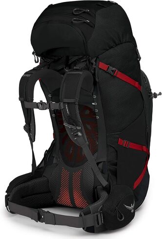 Osprey Aether Plus 85L Men's Backpacking Backpack, Axo Green, S/M in Saudi Arabia
