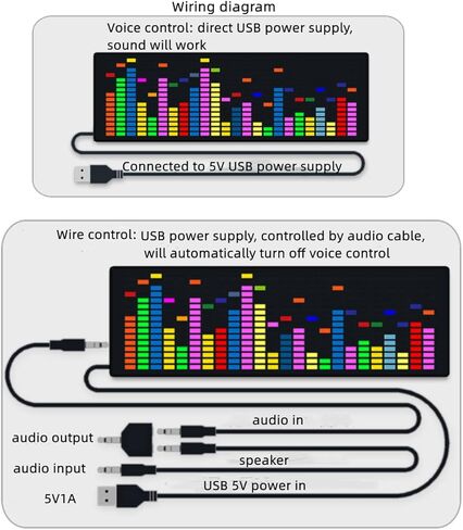 ساعة الكترونية ملونة باضاءة LED ملونة من كراسنويار، اضاءة ايقاعية بتحكم صوتي 1624 ار جي بي، مصباح قطبي لعرض الساعة in Kuwait