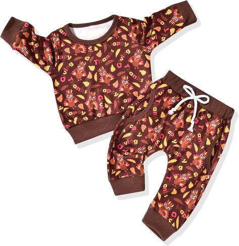Aalizzwell Baby Boys Girls Halloween Pullover Outfit 0-24 Months in Kuwait