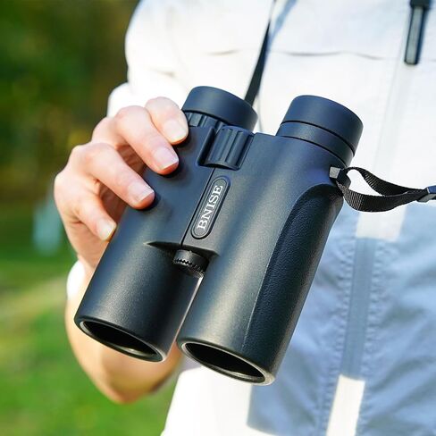 مناظير BEBANG للبالغين 10x42 مناظير مقاومة للماء عالية الطاقة لمشاهدة الطيور والصيد والسفر ومشاهدة النجوم والرياضة والحياة البرية ومجموعة مشرقة وواضحة من الرؤية in Kuwait