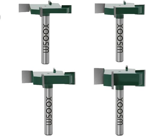 WSOOX CNC Spoilboard Surfacing Router Bits,Slab Carbide Flattening Router Bit Set Rabbet Slot Cutter for Wood Planing Dado. (Extra Large 3-11/32 Inch(85mm)) in Saudi Arabia
