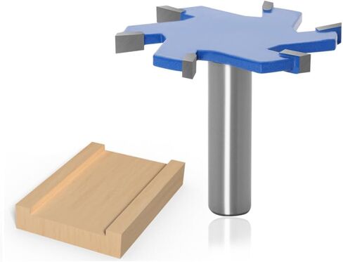 WSOOX CNC Spoilboard Surfacing Router Bits,Slab Carbide Flattening Router Bit Set Rabbet Slot Cutter for Wood Planing Dado. (Extra Large 3-11/32 Inch(85mm)) in Saudi Arabia