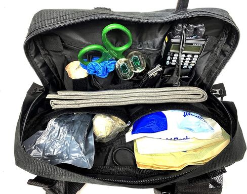 حقيبة أدوات X-FIRE® MOLLE Radio Chest Harness Admin Pouch Pack مع منافذ هوائي مزدوجة in Kuwait