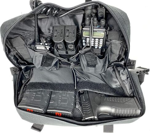 حقيبة أدوات X-FIRE® MOLLE Radio Chest Harness Admin Pouch Pack مع منافذ هوائي مزدوجة in Kuwait